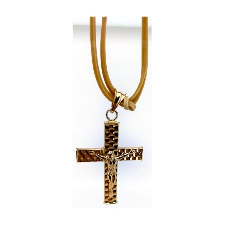 Medalla cruz de oro 18k 2